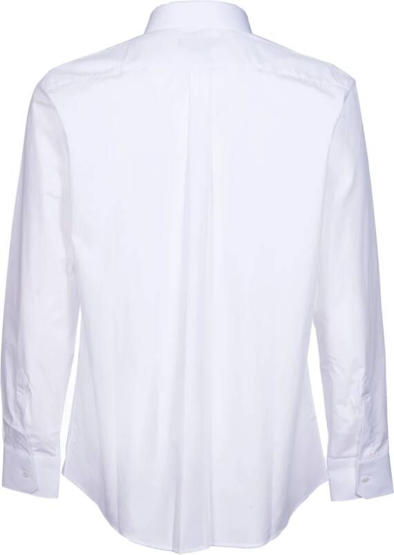 Dolce & Gabbana Witte Overhemden Pinaforemetal Breedte Wit Heren