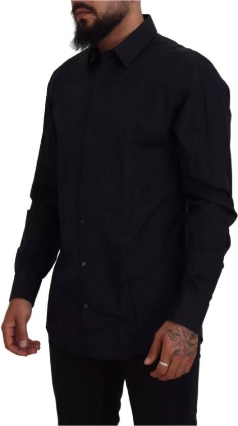Dolce & Gabbana Casual Shirts Zwart Heren