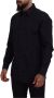 Dolce & Gabbana Zwarte Gouden Katoenen Slim Fit Jurk Heren Overhemd Black Heren - Thumbnail 2