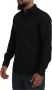 Dolce & Gabbana Zwarte Katoenen Lange Mouwen Jurk Gold Shirt Black Heren - Thumbnail 2