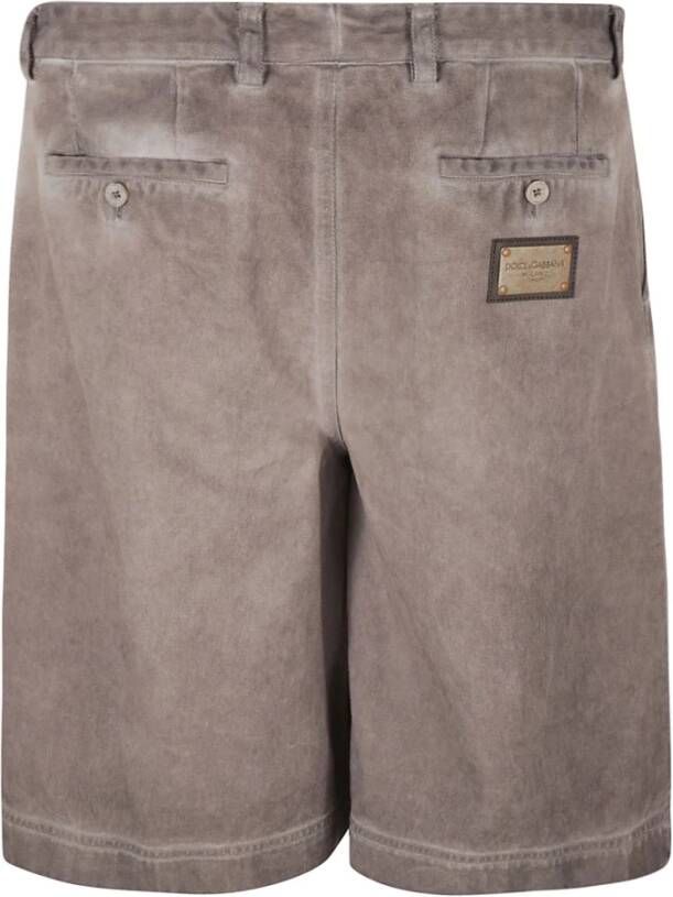 Dolce & Gabbana Casual Shorts Bruin Heren