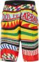 Dolce & Gabbana Bedrukte satijnen bermuda shorts Herenmode Multicolor Heren - Thumbnail 2