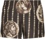 Dolce & Gabbana Sea Zwarte Coin Print Casual Shorts Black Heren - Thumbnail 2