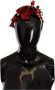 Dolce & Gabbana Rode Kristallen Strik Haardiadeem Hoofdband Red Dames - Thumbnail 2