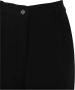 Dolce & Gabbana Zwarte Wollen Broek met Splitten en Galalite Knoopsluiting Black Dames - Thumbnail 2
