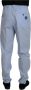 Dolce & Gabbana Blauwe Katoenen Stretch Chinos Broek Blue Heren - Thumbnail 2