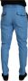 D&G Broek D&G Lichtblauwe geplooide broek - Thumbnail 2
