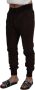 Dolce & Gabbana Bruine Solide Heren Trekkoord Jogger Broek Brown Heren - Thumbnail 2