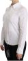 Dolce & Gabbana Elegant poloshirt met lange mouwen in het wit White Dames - Thumbnail 2