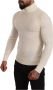 Dolce & Gabbana Pre-owned Cream Cashmere Turtleneck Pullover Sweater Beige Heren - Thumbnail 2