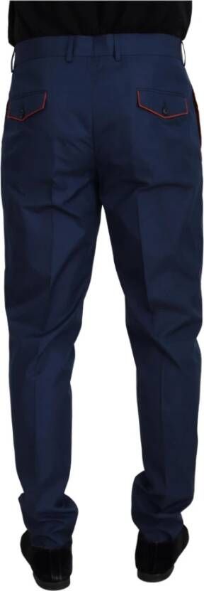 Dolce & Gabbana Cropped Trousers Blauw Heren