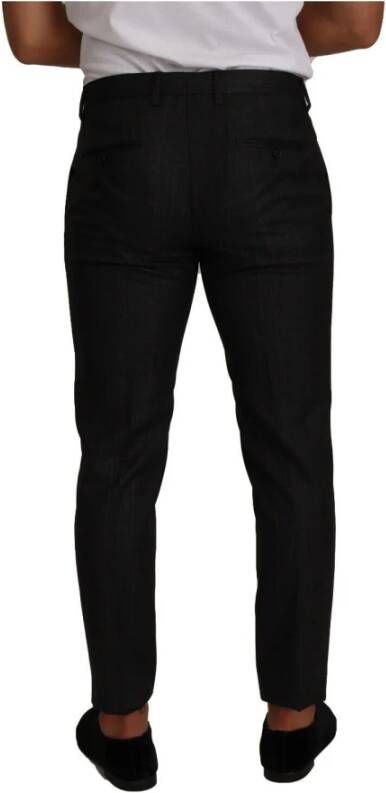 Dolce & Gabbana Cropped Trousers Zwart Heren