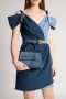 Dolce & Gabbana Denim Sicily Handtas Blue Dames - Thumbnail 2