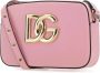 Dolce & Gabbana Roze Leren Crossbody Tas Pink Dames - Thumbnail 2