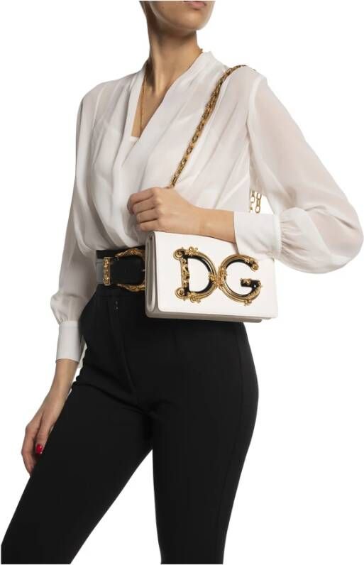 Dolce & Gabbana Crossbody zak Beige Dames