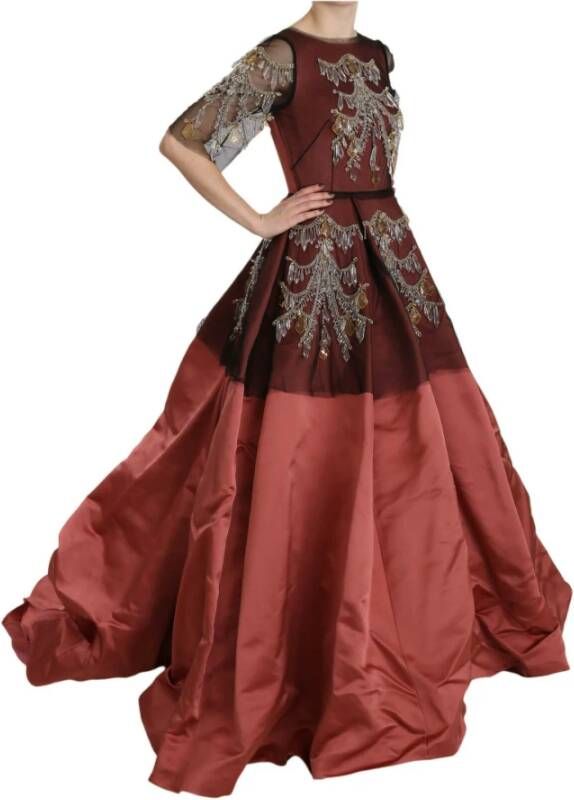 Dolce & Gabbana Dag Maxi -jurk Roze Dames