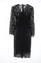 Dolce & Gabbana Dames Halflange Jurk Black Dames - Thumbnail 1