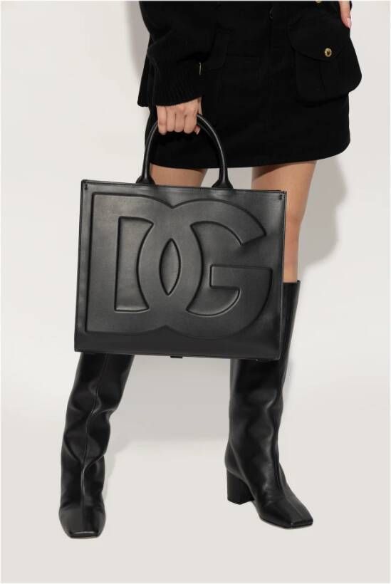 Dolce & Gabbana DG Dagelijkse shopper tas Zwart Dames