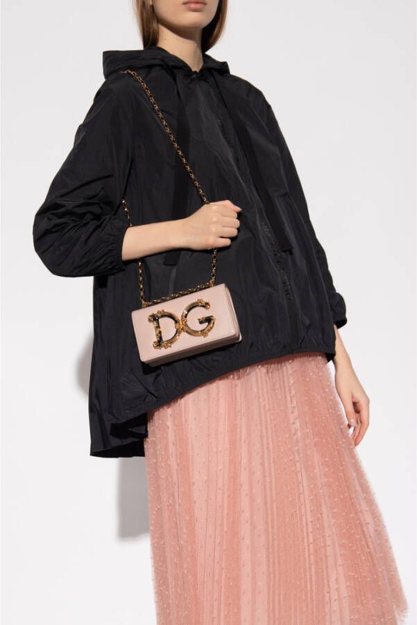 Dolce & Gabbana DG Girls schoudertas Roze Dames