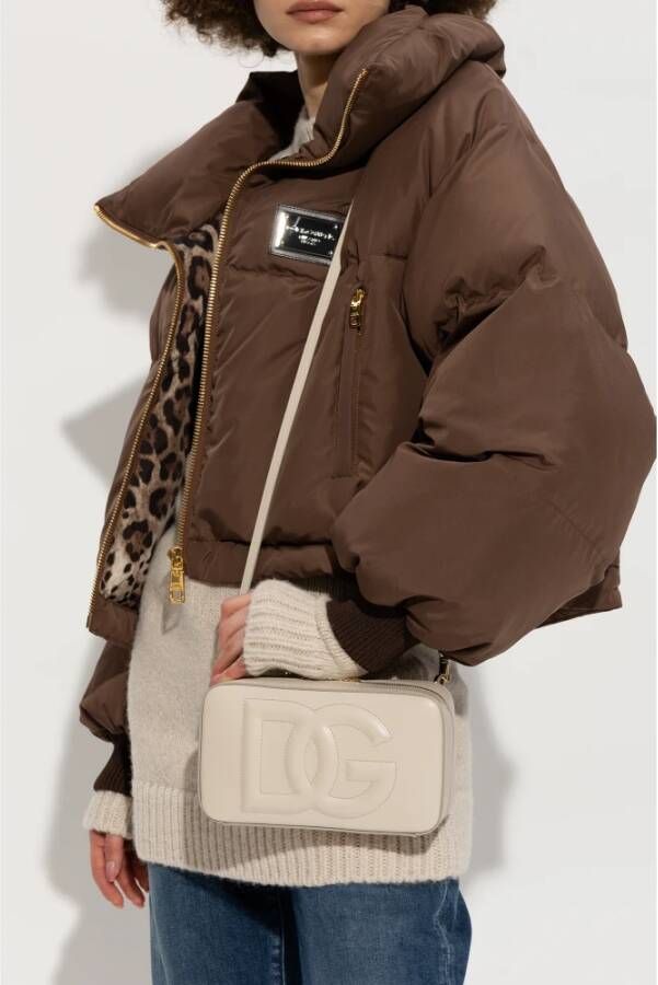 Dolce & Gabbana DG Logo Small schoudertas Beige Dames