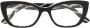 Dolce & Gabbana Zwarte dierenprint brillenmontuur Black Unisex - Thumbnail 2