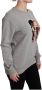 Dolce & Gabbana DGFamily Sweater Stijlvol en Comfortabel Gray Dames - Thumbnail 2