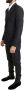 Dolce & Gabbana Grijs Wol Blauw Zijden Dubbel Breasted Pak Black Heren - Thumbnail 2