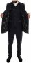 Dolce & Gabbana Elegant Grijs Wol Double Breasted Pak Black Heren - Thumbnail 2