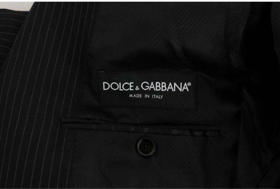 Dolce & Gabbana Bruin Gestreept Dubbel Breasted Tuxedo Pak Bruin Heren - Foto 4