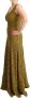 Dolce & Gabbana Brown Floral Lace Maxi Floor Length Dress Bruin Dames - Thumbnail 2