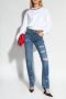 Dolce & Gabbana Slim Fit Denim Jeans Blue Dames - Thumbnail 2