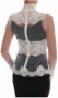 Dolce & Gabbana Witte Bloemenkanten Blouse met Opstaande Kraag White Dames - Thumbnail 2