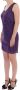 Dolce & Gabbana Floral Lace Korte Mini Shift jurk Paars Dames - Thumbnail 2