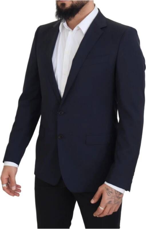 Dolce & Gabbana Formal Blazers Blauw Heren