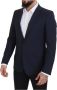 Dolce & Gabbana Donkerblauwe wollen single-breasted Martini blazer Blue Heren - Thumbnail 2