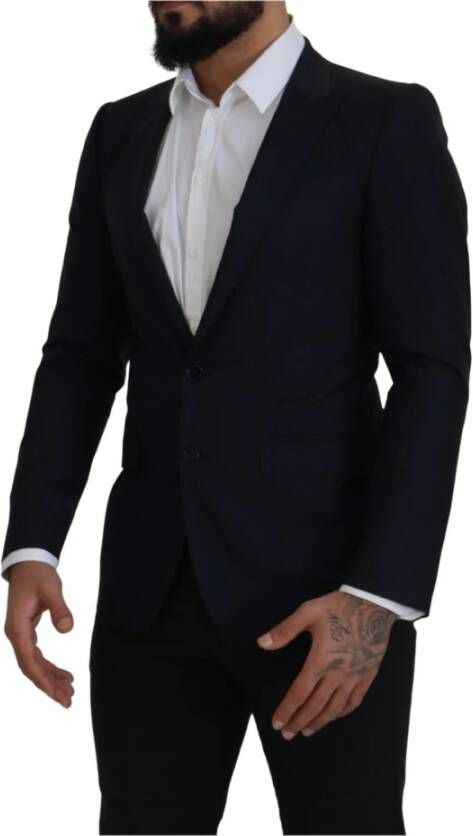 Dolce & Gabbana Formal Blazers Zwart Heren