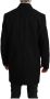 Dolce & Gabbana Black 100% Wool Jacket Coat Blazer Zwart Heren - Thumbnail 2