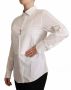 Dolce & Gabbana White Cotton Dress Collared Long Sleeves Shirt Top Wit Dames - Thumbnail 2