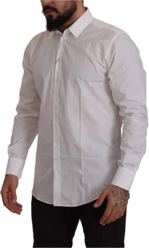 Dolce & Gabbana Formal Shirts Wit Heren