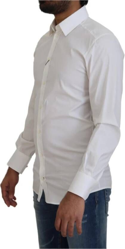 Dolce & Gabbana Formal Shirts Wit Heren