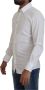 Dolce & Gabbana Witte Katoenen Slim Fit Formeel Jurk Goude Shirt White Heren - Thumbnail 2