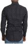 Dolce & Gabbana Zwart Witte Polka Dot Casual Shirt Black Heren - Thumbnail 2