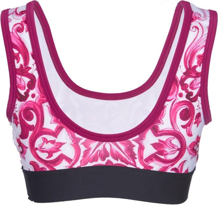 Dolce & Gabbana Fuchsia Pinafore Top Roze Dames