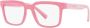 Dolce & Gabbana Lichtgewicht vierkante roze brilmonturen Pink Dames - Thumbnail 2