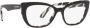 Dolce & Gabbana Zwarte dierenprint brillenmontuur Black Unisex - Thumbnail 3