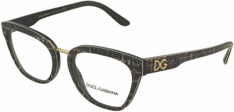 Dolce & Gabbana Bril Zwart Dames