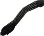 Dolce & Gabbana Kristalversierde Mesh Handschoenen Zwart Katoen Italië Black Dames - Thumbnail 2