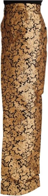 Dolce & Gabbana Rechte broek Geel Dames
