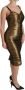 Dolce & Gabbana Gouden Metallic Stretch Bodycon Gerimpelde Jurk Gray Dames - Thumbnail 2