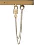 Dolce & Gabbana Gouden Ketting-Link Patentleren Riem Beige Dames - Thumbnail 2